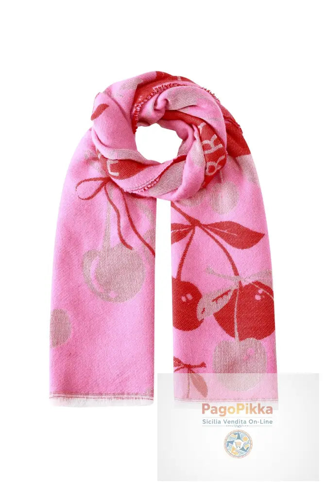 Sciarpe invernali ciliegia Casual Acrilico Accessori quotidiani