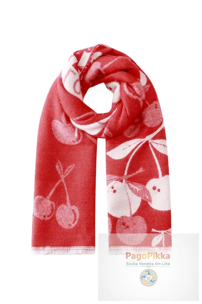 Sciarpe invernali ciliegia Casual Acrilico Accessori quotidiani