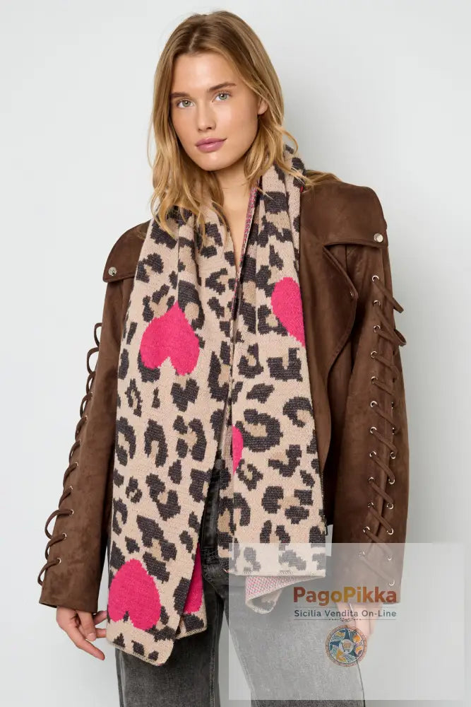 Sciarpe invernali Cuore Casual Acrilico Accessori quotidiani