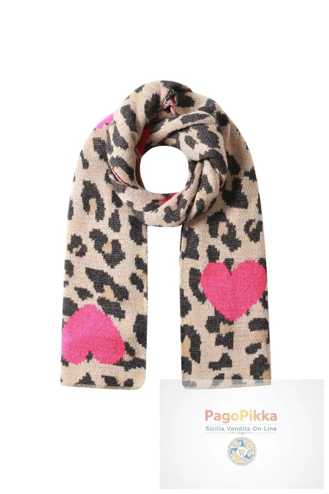 Sciarpe invernali Cuore Casual Acrilico Accessori quotidiani