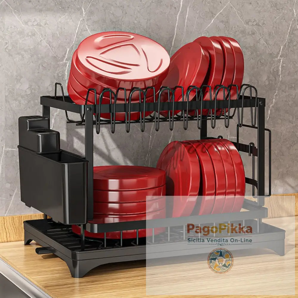 Scolapiatti da cucina scolapiatti per ciotole e piatti scolapiatti per utensili domestici porta coltelli e forchette