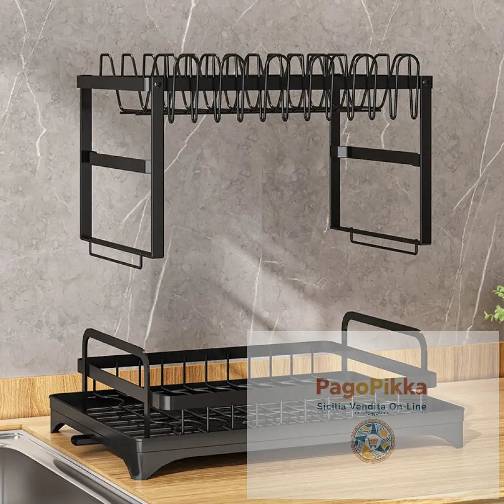 Scolapiatti da cucina scolapiatti per ciotole e piatti scolapiatti per utensili domestici porta coltelli e forchette