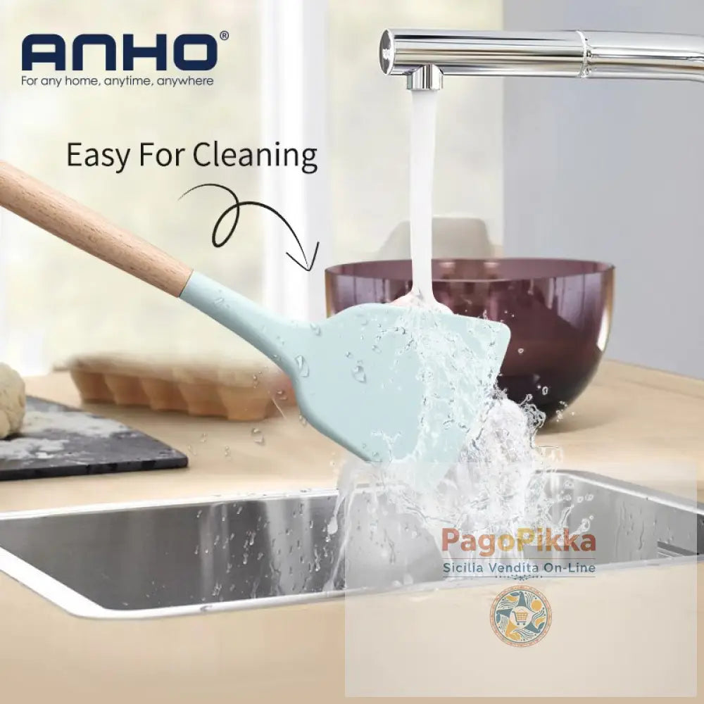 Set di utensili da cucina in silicone per la cucina accessori standard per strumenti da cucina antiaderenti