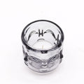 Set of 2 Buddha Faces Candle Jar - Midnight Grey - Glass Candle Holders & Jar Sets