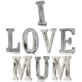Shabby-Chic-Buchstaben I LOVE MUM - Shabby-Chic-Buchstaben