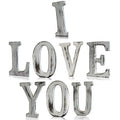 Shabby-Chic-Buchstaben I LOVE YOU - Shabby-Chic-Buchstaben