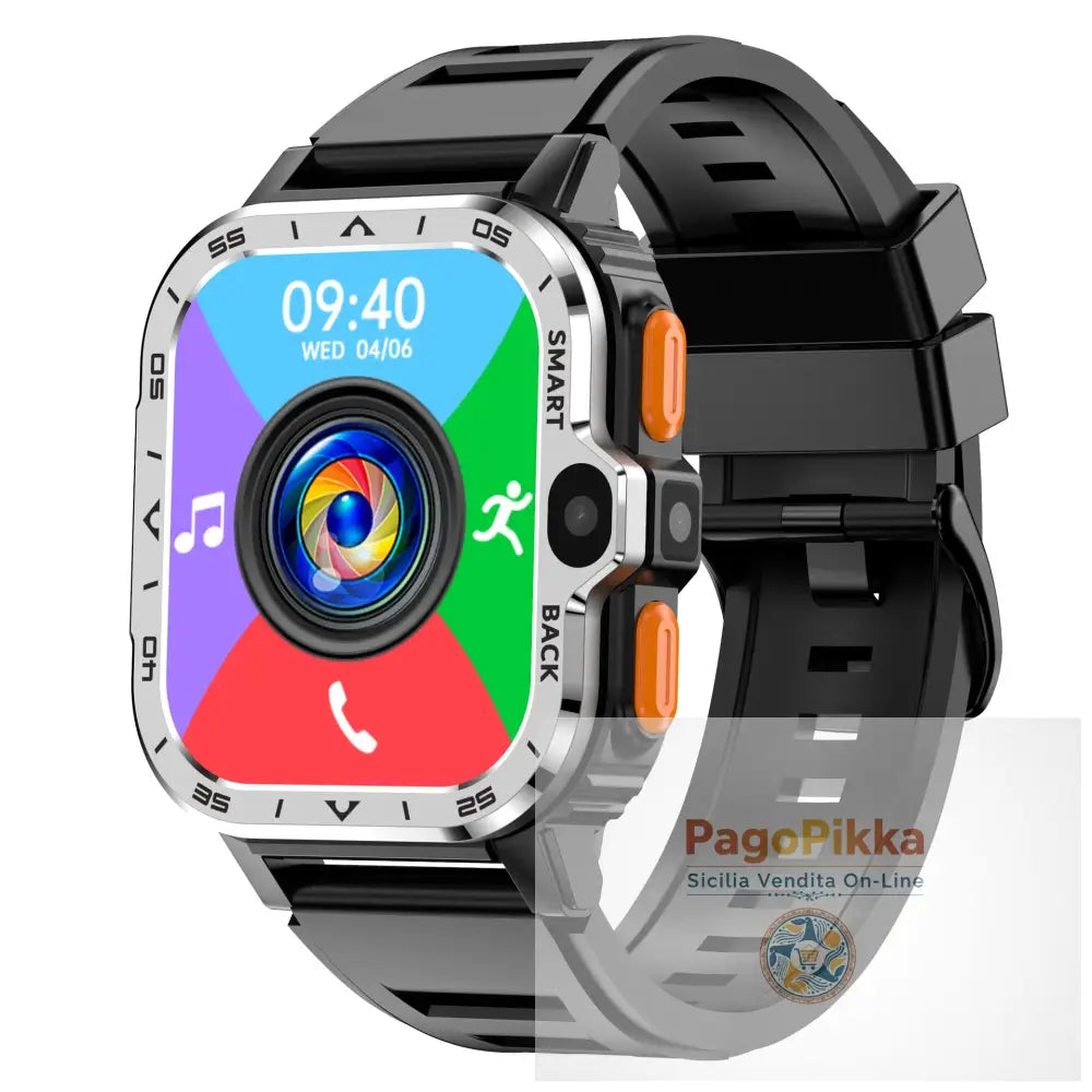 Smart Watch 5G Full Network SIM Card Google Store APP Download Video Photography Sports - PGD Watch Eurasia Africa