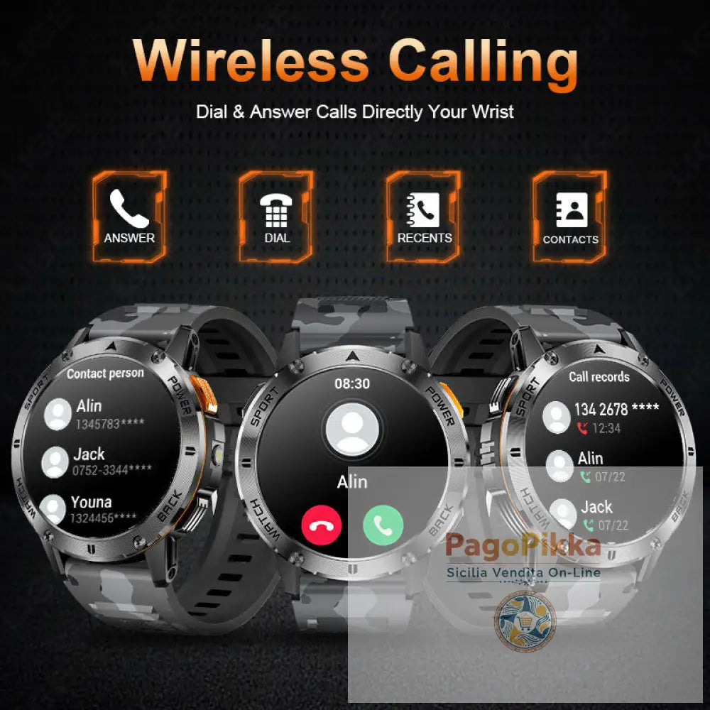 Smart Watch Bluetooth Call Multifunctional Sports Watch Long Range Watch