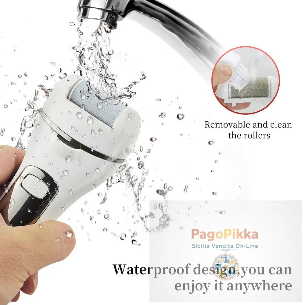 Smorsatrice elettrica per piedi rimuovente pelle per piedi automatica rimuovente per calli strumento per pedicure