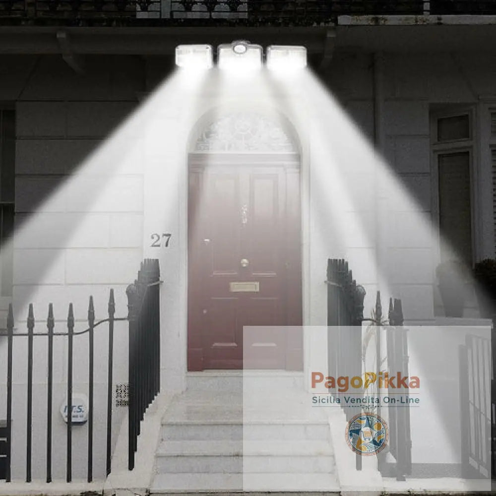 Solar Sensor Light 122 LED 3Head Outdoor Spotlight with 3 Modes - 50625-0XX