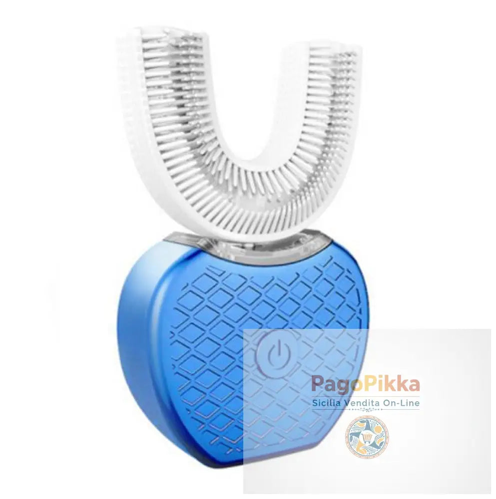 360 Degrees Intelligent Automatic Electric Toothbrush Waterproof U Type Tooth Brush Whitening Blue Light USB Charging