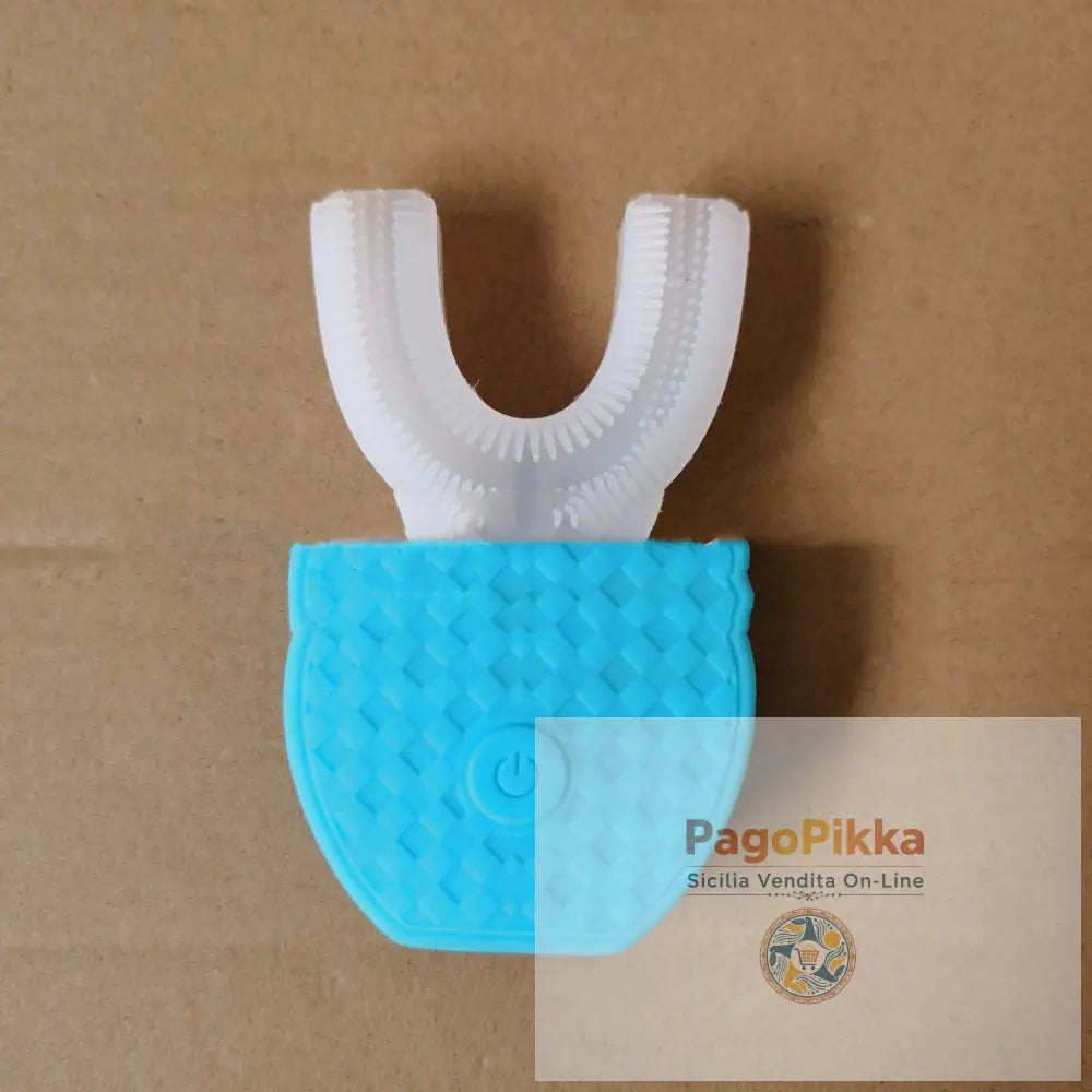 360 Degrees Intelligent Automatic Electric Toothbrush Waterproof U Type Tooth Brush Whitening Blue Light USB Charging