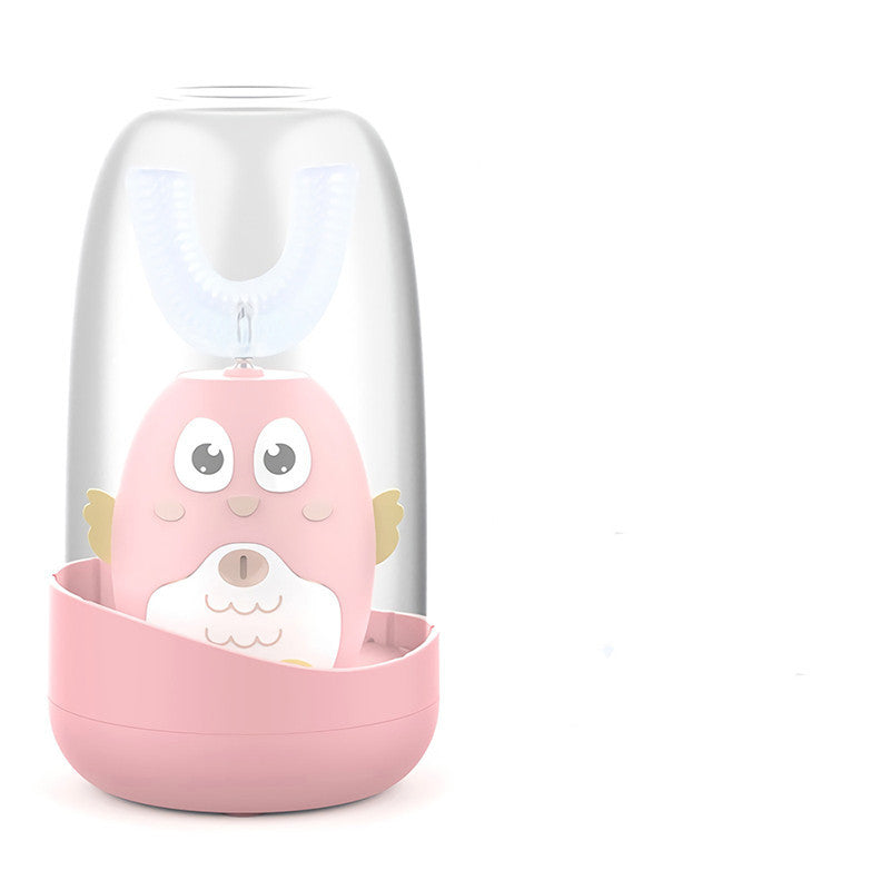 Spazzolino elettrico per bambini dei cartoni animati Cartoon children electric toothbrush - Pink chick / M - PRODOTTI