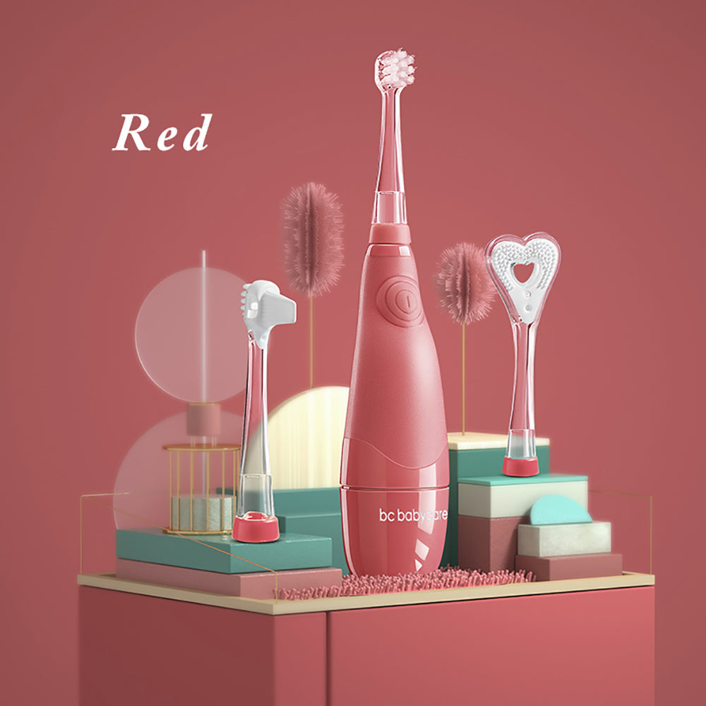 Spazzolino elettrico per bambini non a forma di U Non-U-shaped Electric Toothbrush - Red - PRODOTTI PER L’IGIENE ORALE