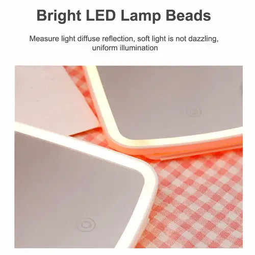 Specchio cosmetico LED con touch screen