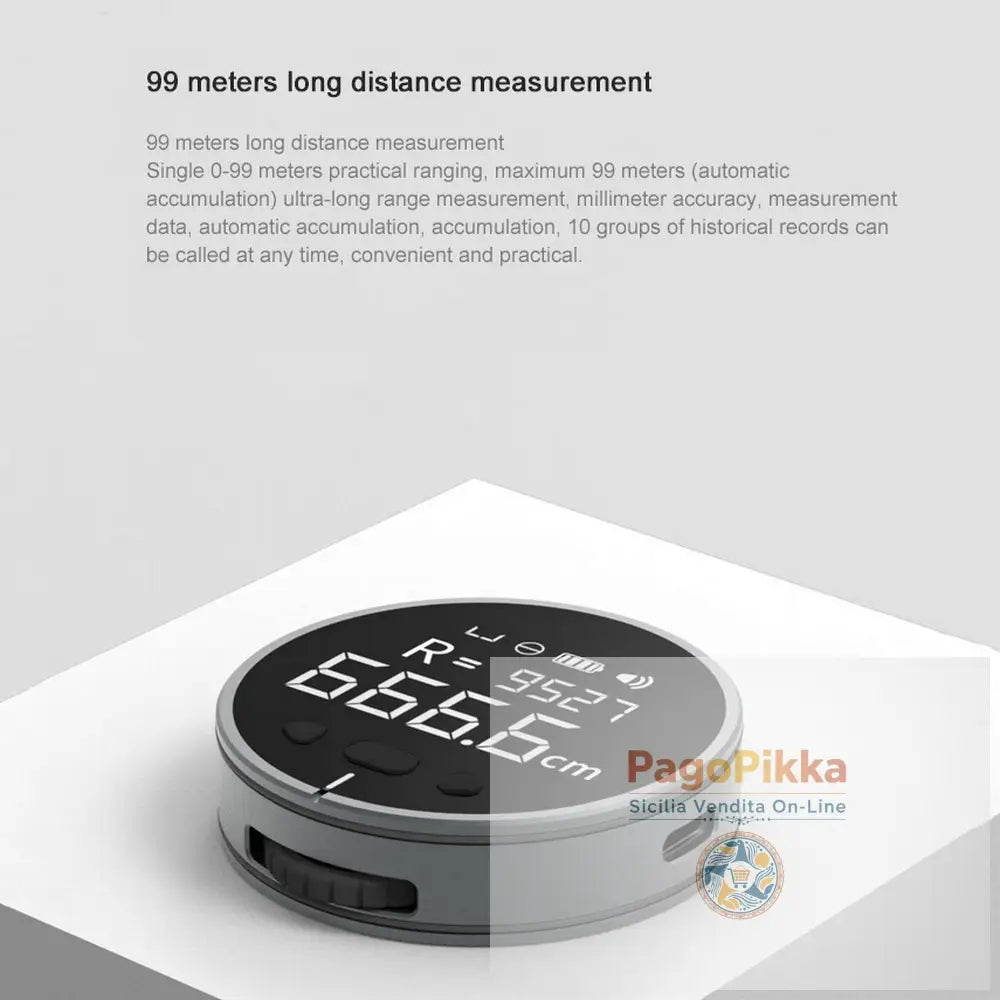 Distance Measuring Instrument Electronic Measuring Ruler Tape Measure High Definition Digital LCD High Precision
