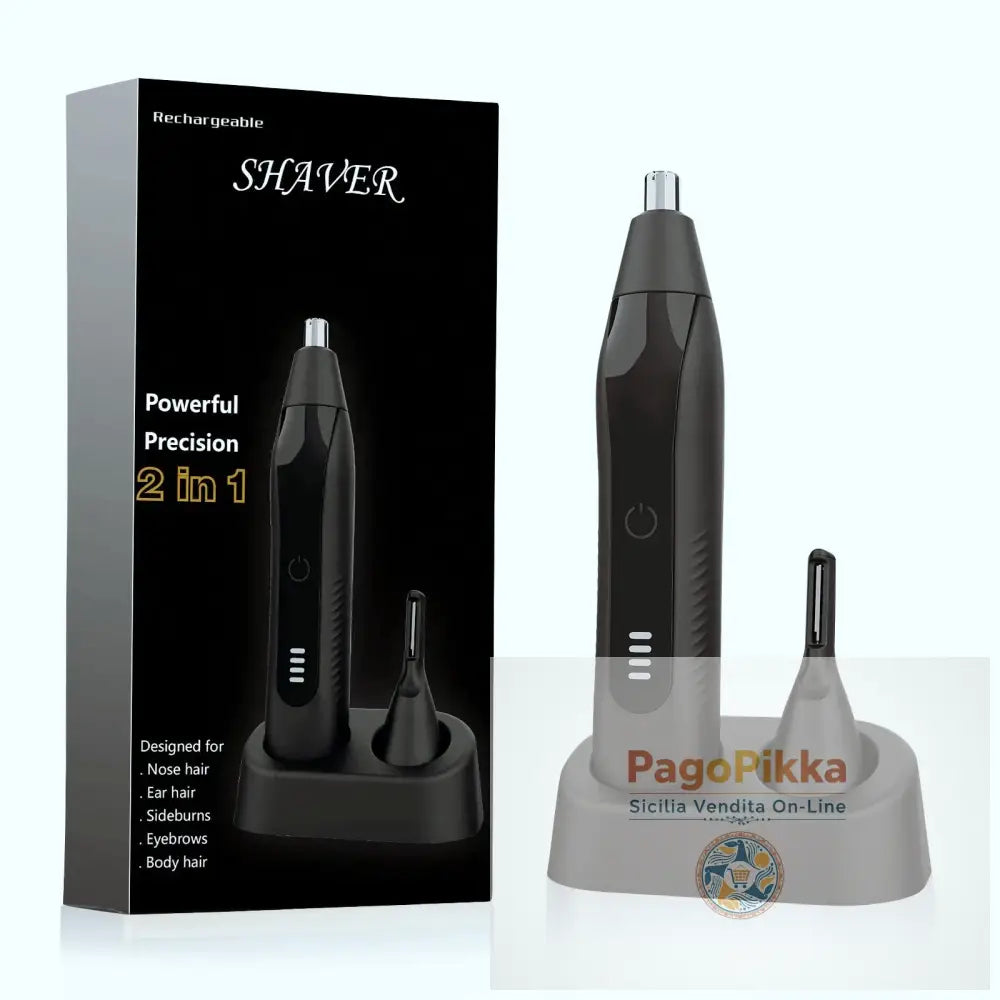 Strumento elettrico per riparazione dei peli del naso e delle sopracciglia per coltello ricaricabile per peli del naso