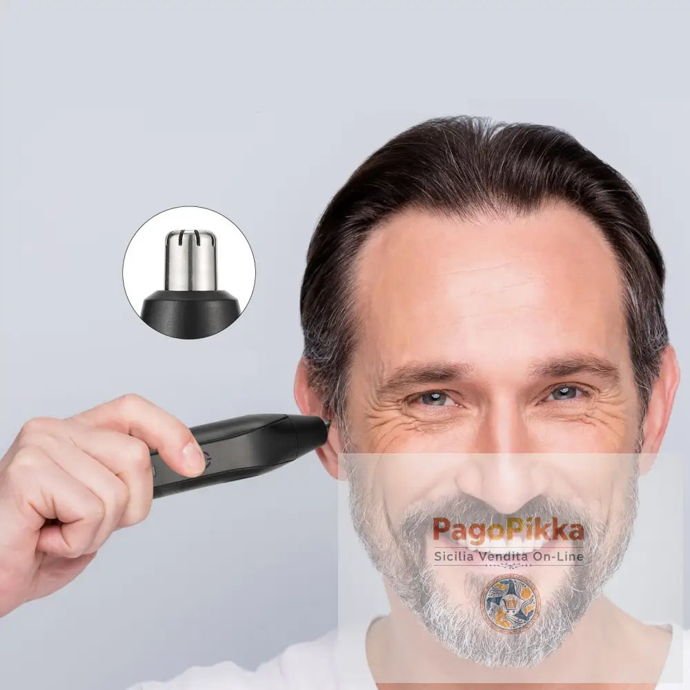 Strumento elettrico per riparazione dei peli del naso e delle sopracciglia per coltello ricaricabile per peli del naso