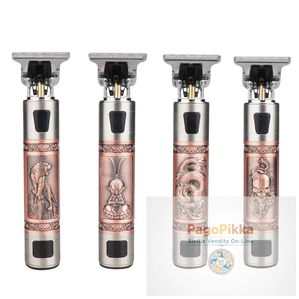 T9 tagliacapelli olio testa push display digitale intaglio teschio tagliacapelli taglio taglio bianco carica usb rasata