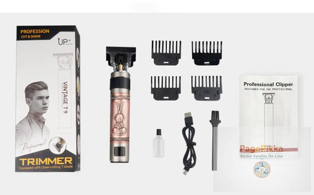 T9 tagliacapelli olio testa push display digitale intaglio teschio tagliacapelli taglio taglio bianco carica usb rasata