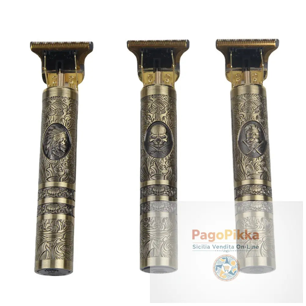 Tagliacapelli elettrico Ricarica USB Lega di zinco Tagliacapelli per intaglio Olio per capelli Testa di spinta T9