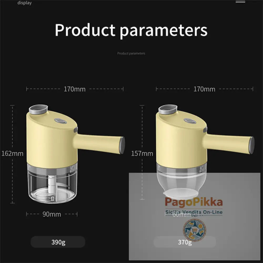 Tagliaverdure elettrico multifunzionale per cucina per persone pigre in cucina tagliaverdure portatile - As picture