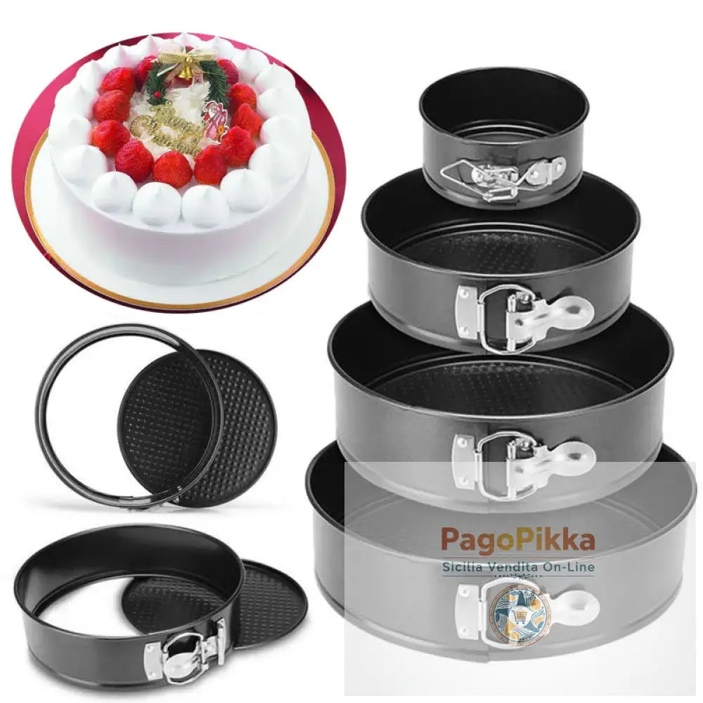 Teglie da forno Utensile da cucina per torte Stampo per torte in metallo Pirofila rotonda Teglia da forno Stampo