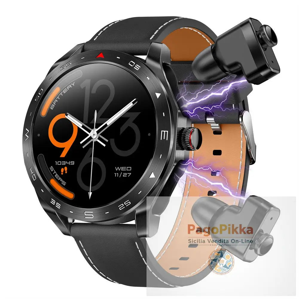 The New T95 Smart Watch With Earphones 1.52 Inch Ips 2 In 1Exercise Blood Pressure Blood Oxygen Message Reminder Smart