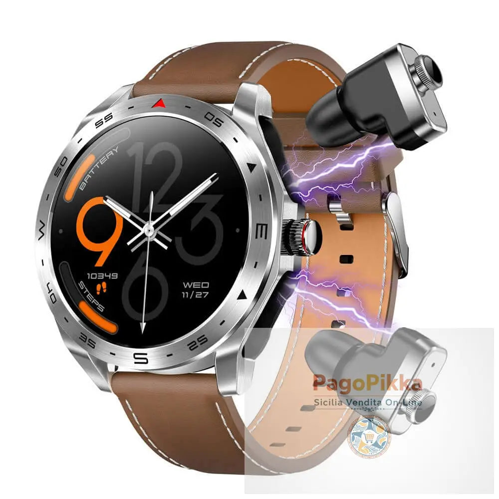 The New T95 Smart Watch With Earphones 1.52 Inch Ips 2 In 1Exercise Blood Pressure Blood Oxygen Message Reminder Smart