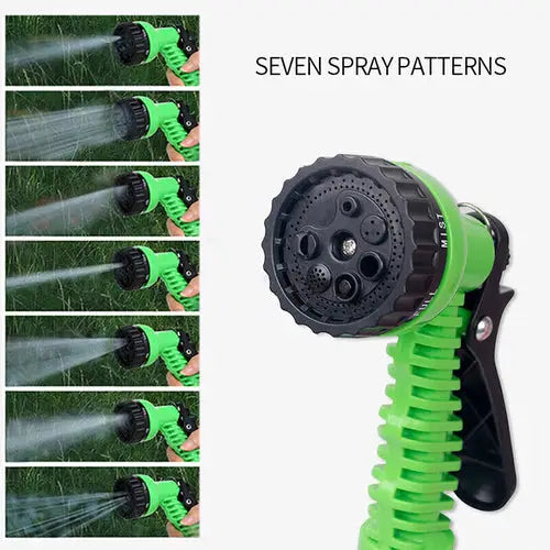 Tubo flessibile per acqua da giardino espandibile espandibile con ugello spruzzatore 25 50 -- Expandable Flexible