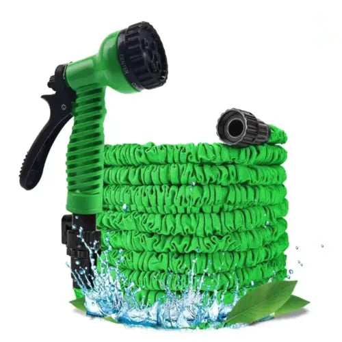 Tubo flessibile per acqua da giardino espandibile espandibile con ugello spruzzatore 25 50 -- Expandable Flexible