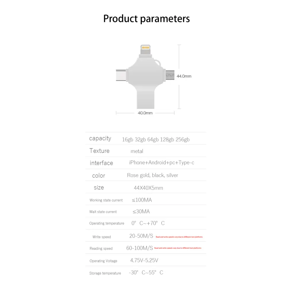 USB 3.0 Pen Drive Otg Usb Flash Drive For Iphone Android