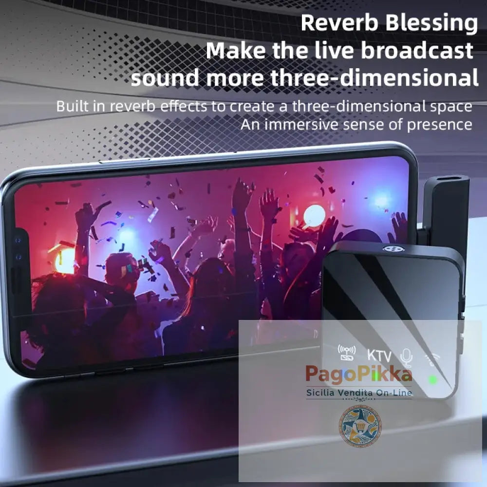 Wireless lavalier microphone microphone clip internet celebrity live streaming equipment short video noise reduction