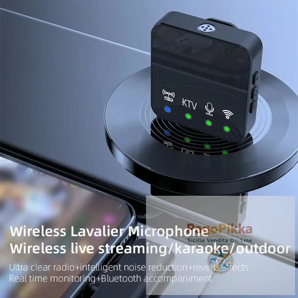 Wireless lavalier microphone microphone clip internet celebrity live streaming equipment short video noise reduction